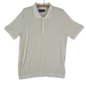 PAISLEY & GRAY Slim Fit Knit Polo Casual Dress Shirt Mens Size L